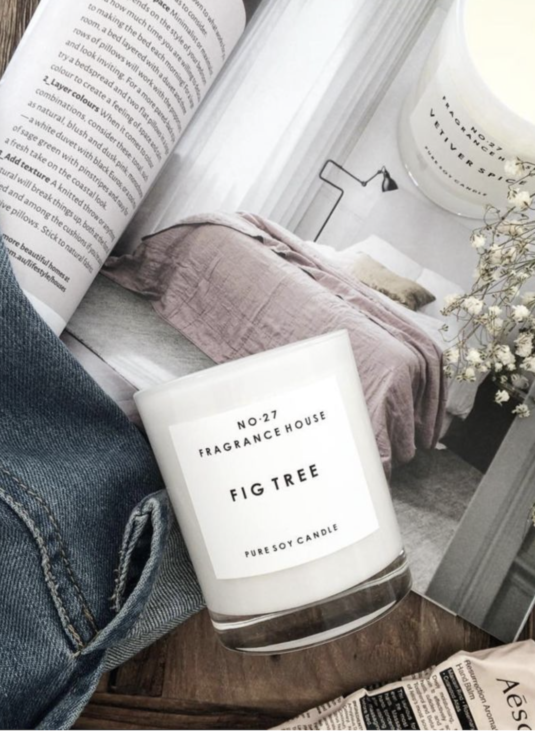 Fig tree scented candle