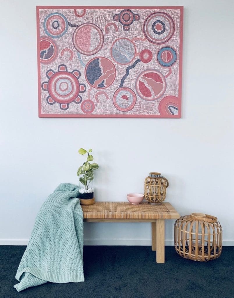 Lou Martin_pink circles art