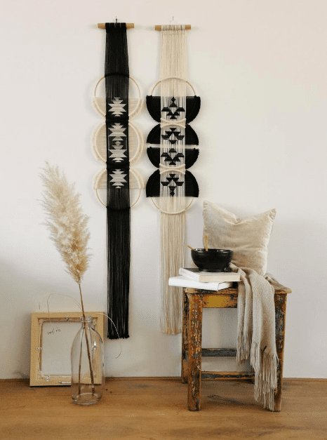 Studio Nom_black and cream wall hanging