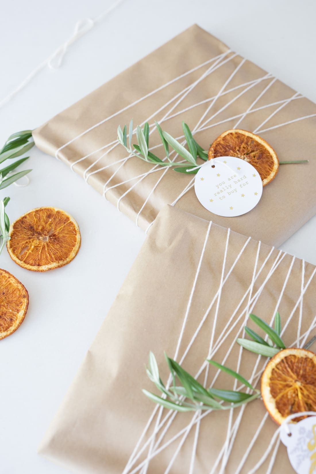 Dried Orange Slice Gift Topper Tutorial