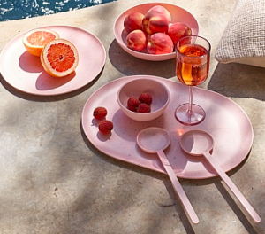 Terrazzo outdoor platter