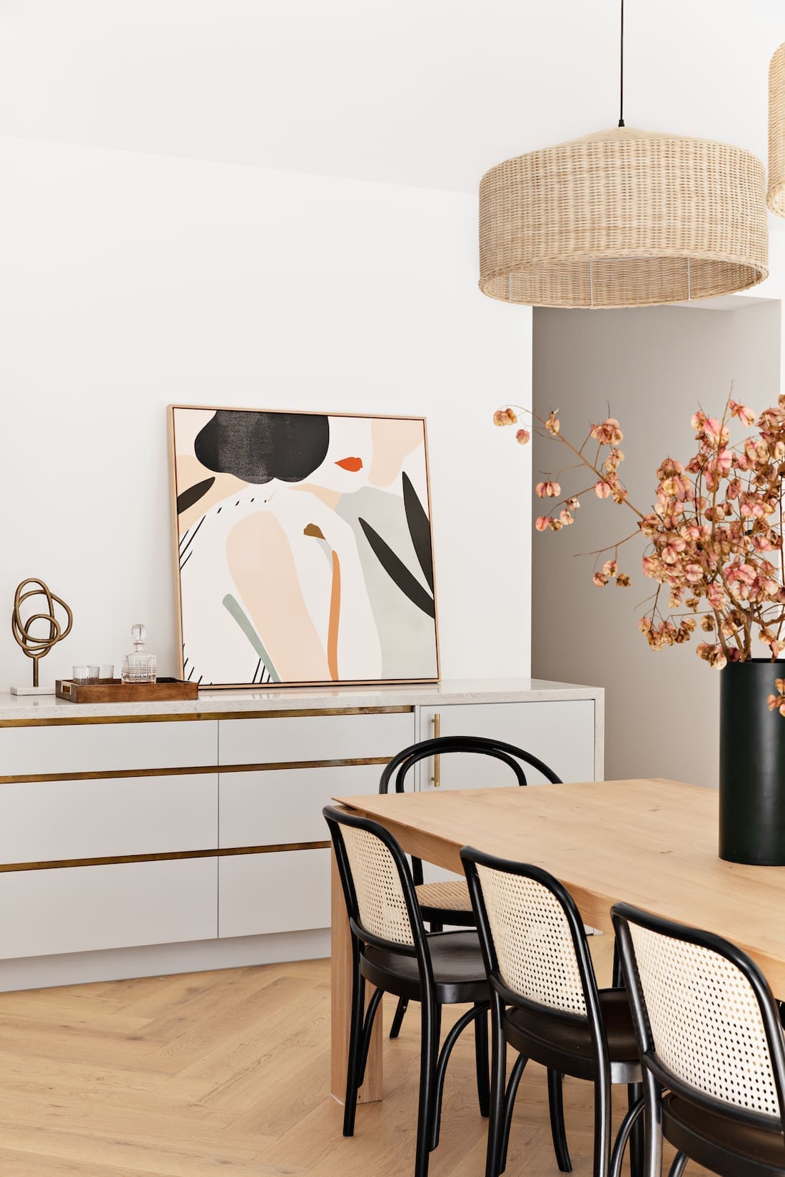 Californian Bungalow_Bone Made_dining use art to style your home