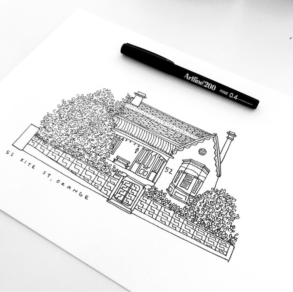 Georgia Draws a House