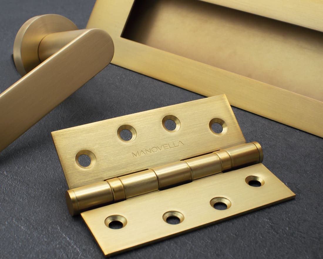 Lemaar Almeri Entrance Set - Brushed Brass » Lemaar