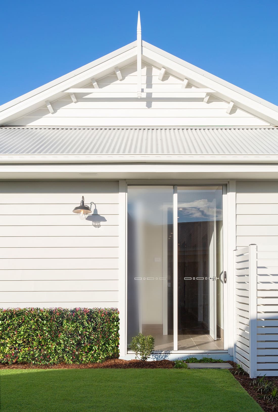 Gabled roof exterior Hamptons style