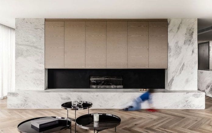 Image showcasing A luxe material palette penthouse with ideas to steal | Style Curator