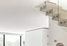 Living room with under stair seating