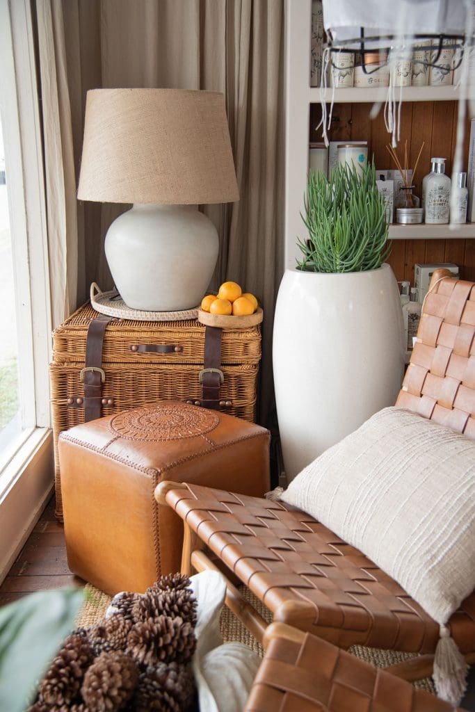 Collection of farm style furniture and homeswares