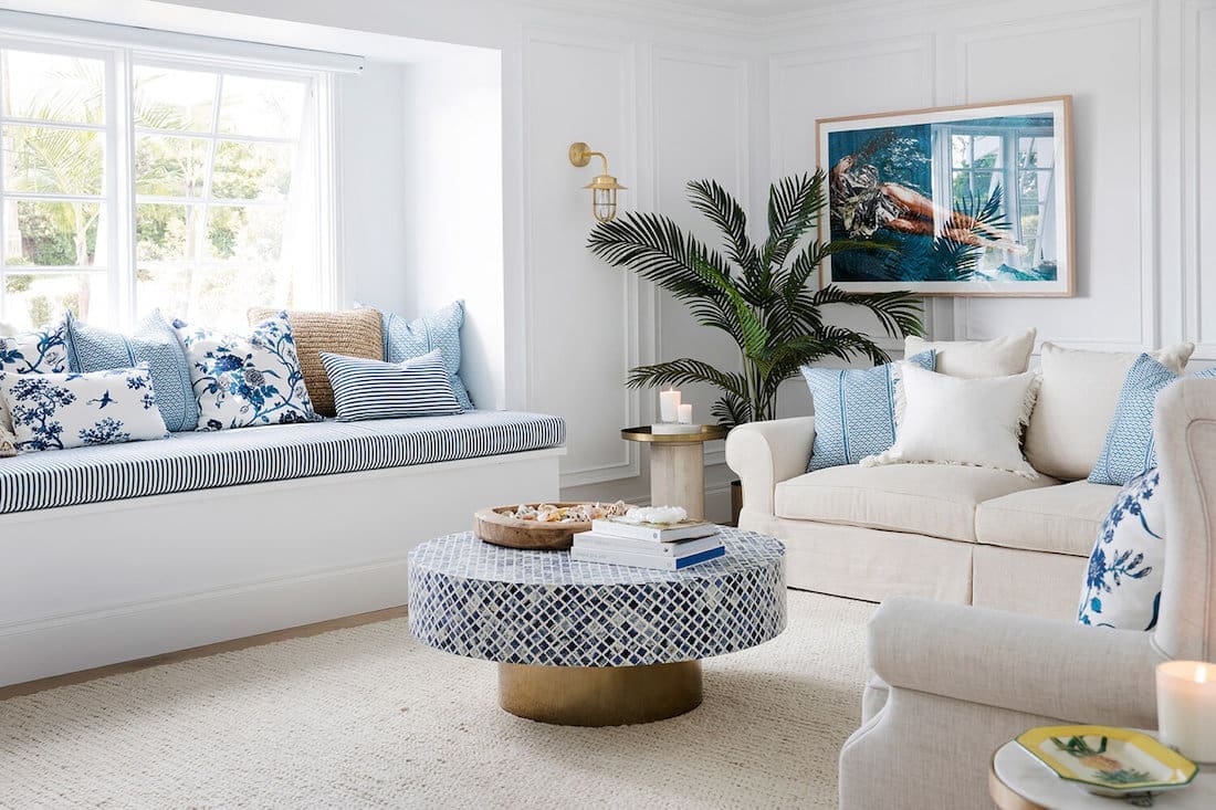 Hamptons style living room