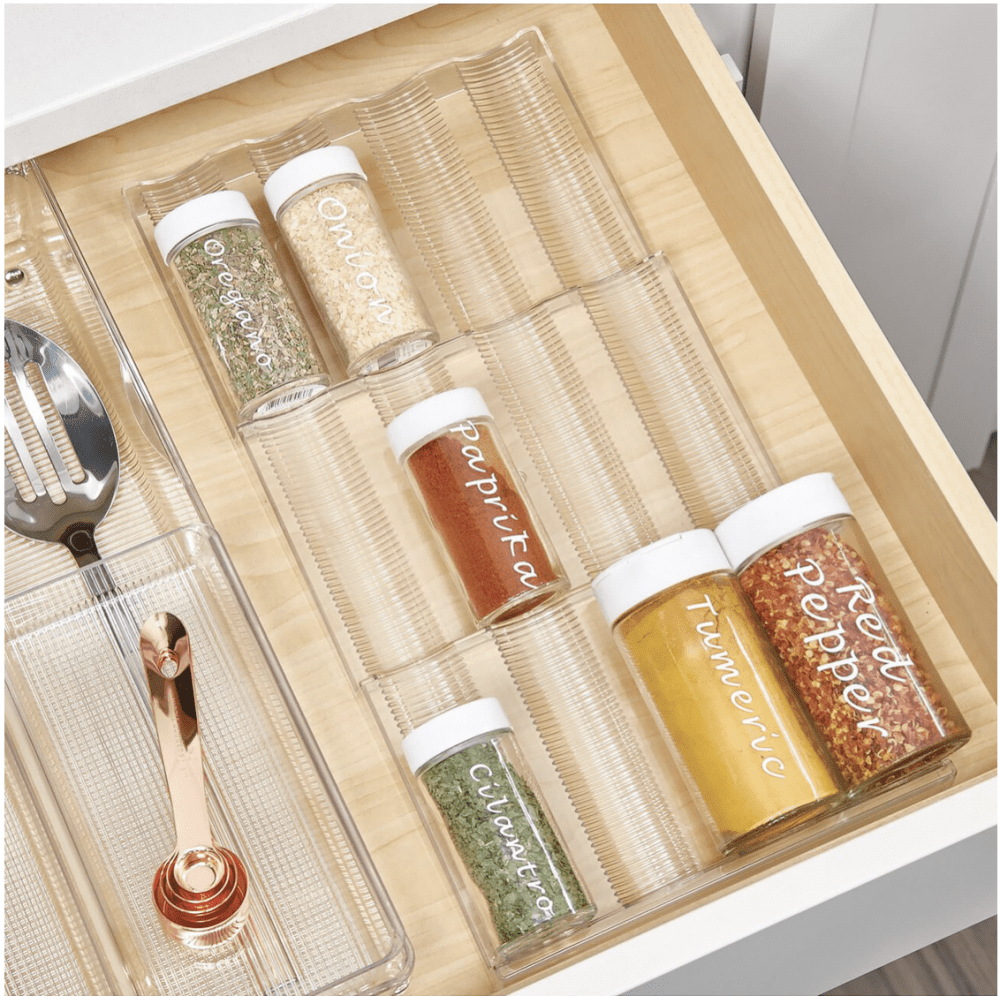 Kitchen warehouse spice drawer holder