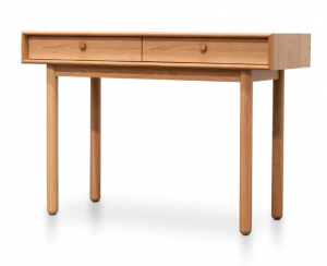 Oak console table