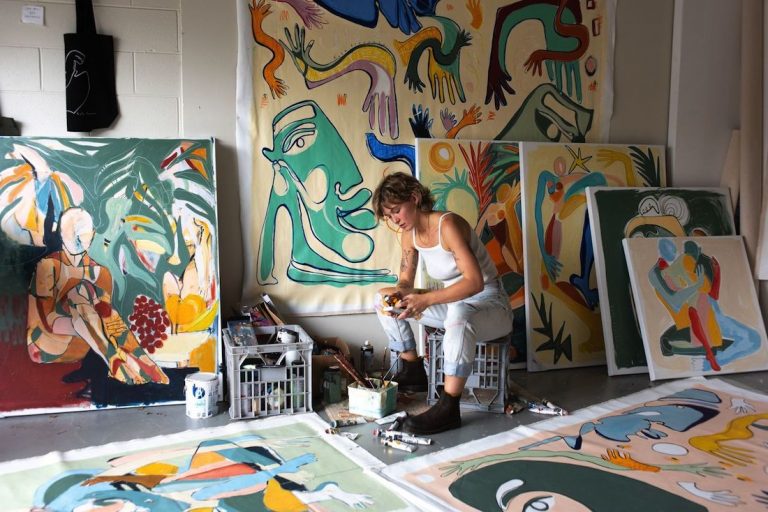 Art to celebrate the human form: Abstract artist Kate Florence