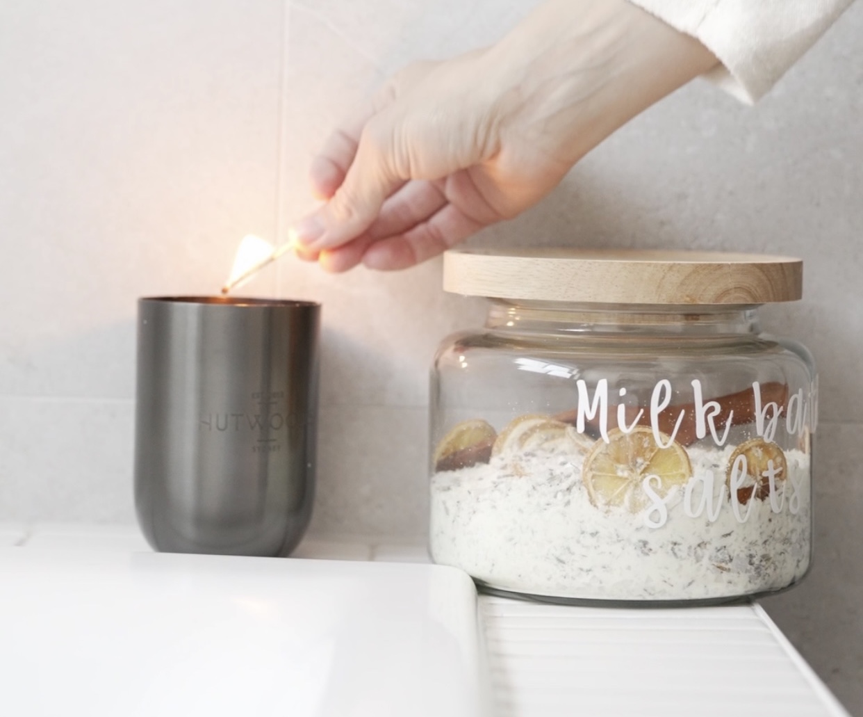 bath salts container ideas