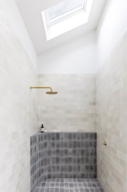 Bathroom with skylight