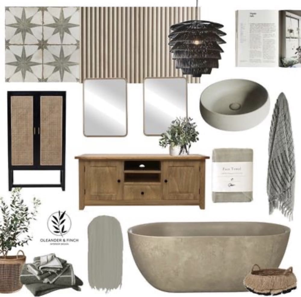 Bathroom mood board