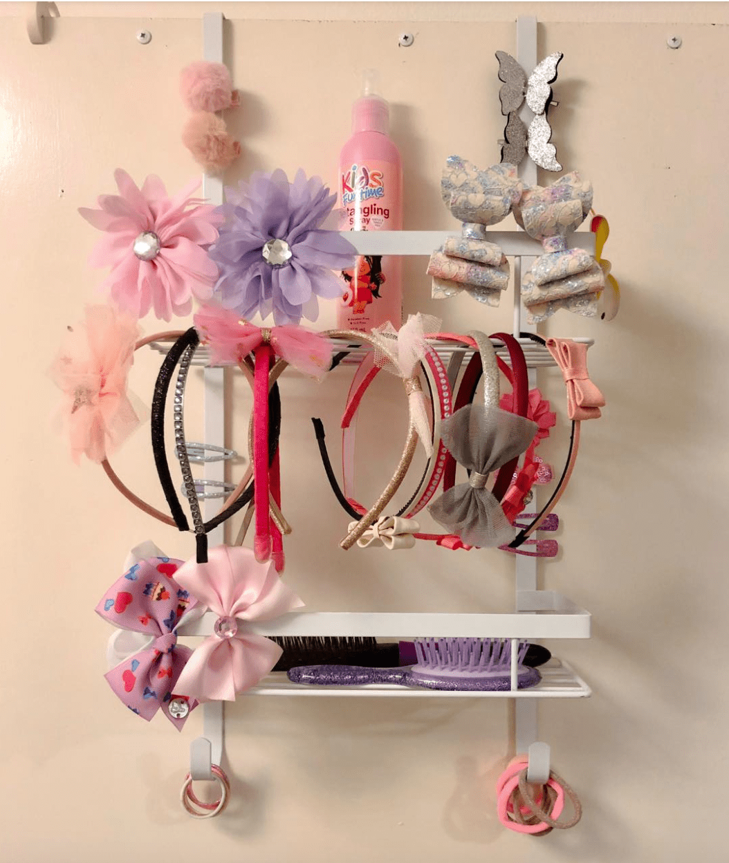 kids hair accessory organisation solution