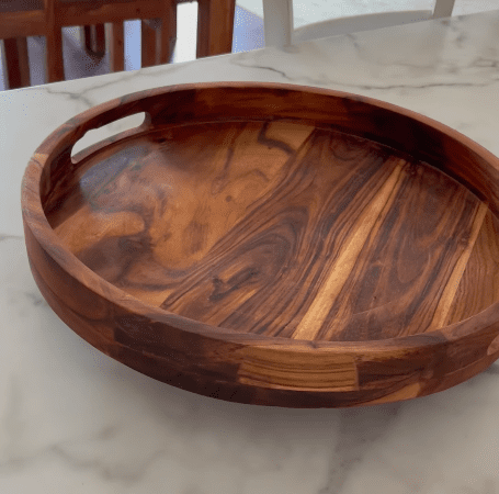 Timber lazy Susan kmart hack