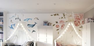 Shared girls and boys bedroom