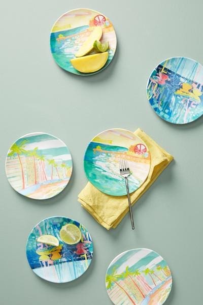 Anthropologie plate collection by Blakely Made