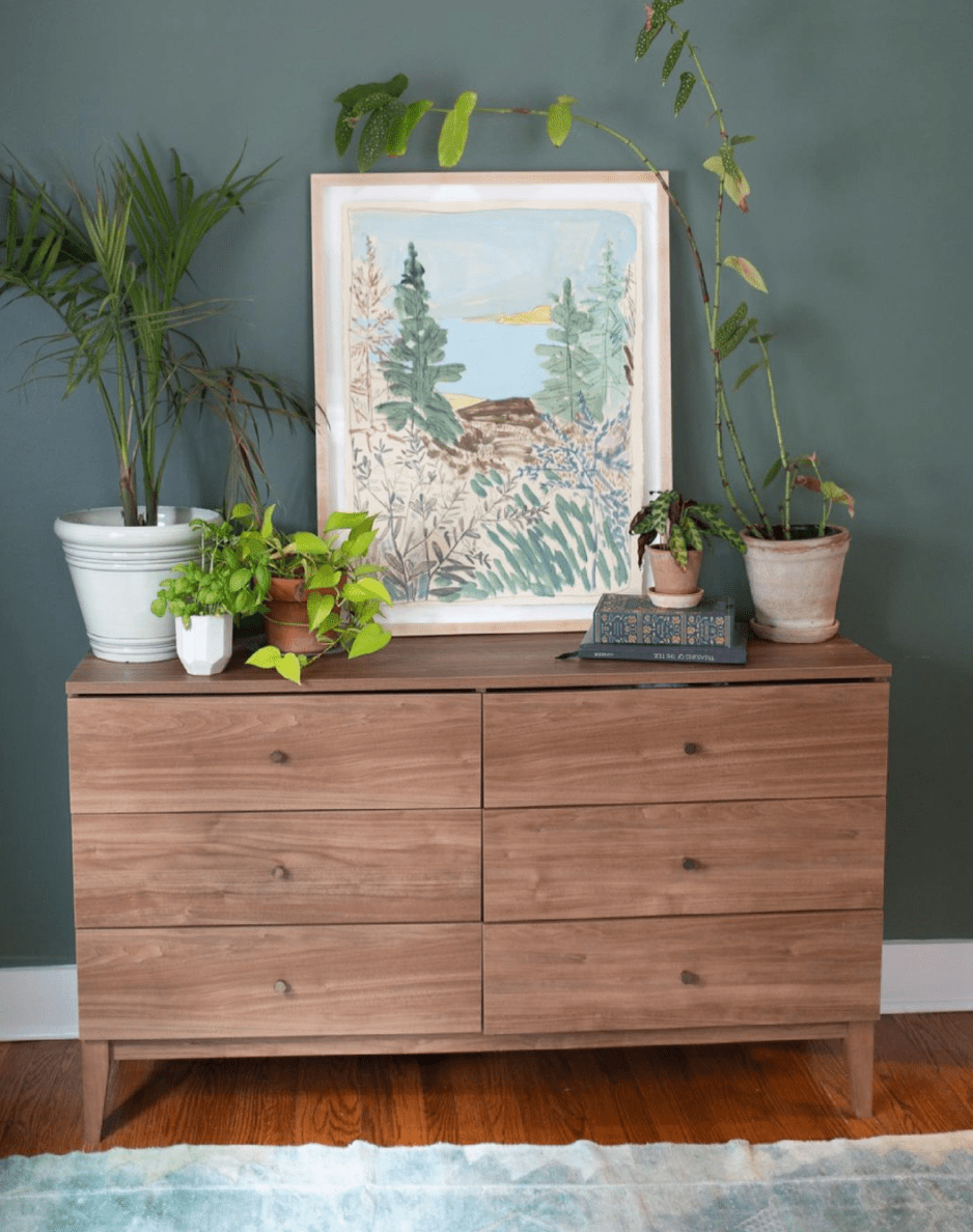 Dresser with painting from Blakely Made