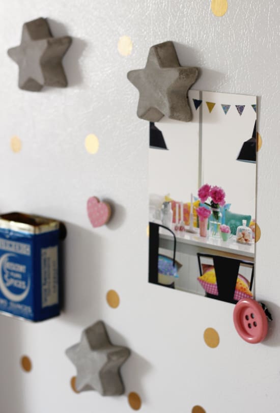 DIY fridge magnets