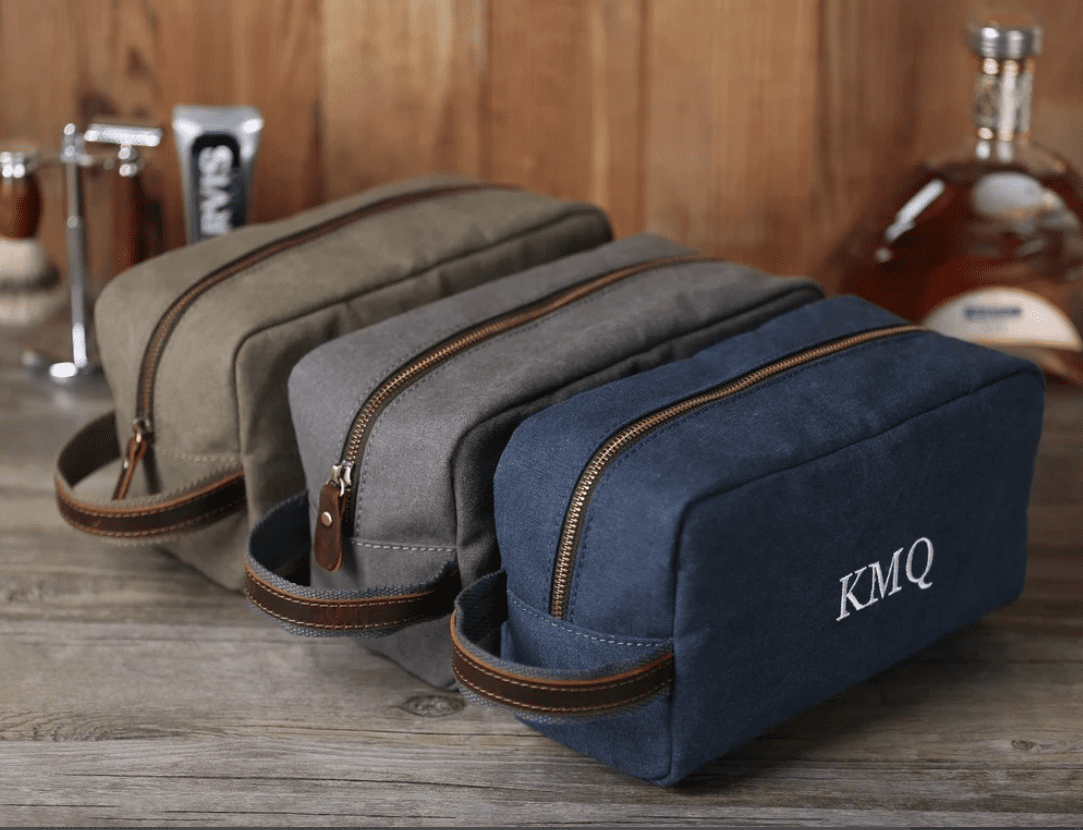 Monogrammed wash bags