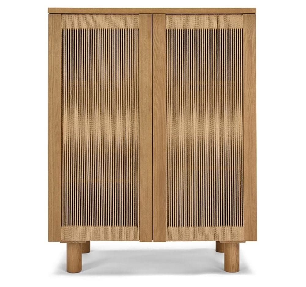 Woven front bar cart from Freedom
