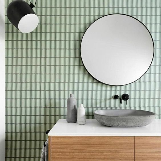 Green Bathroom Tiles Inspiration, Olive Green Bathroom Tiles