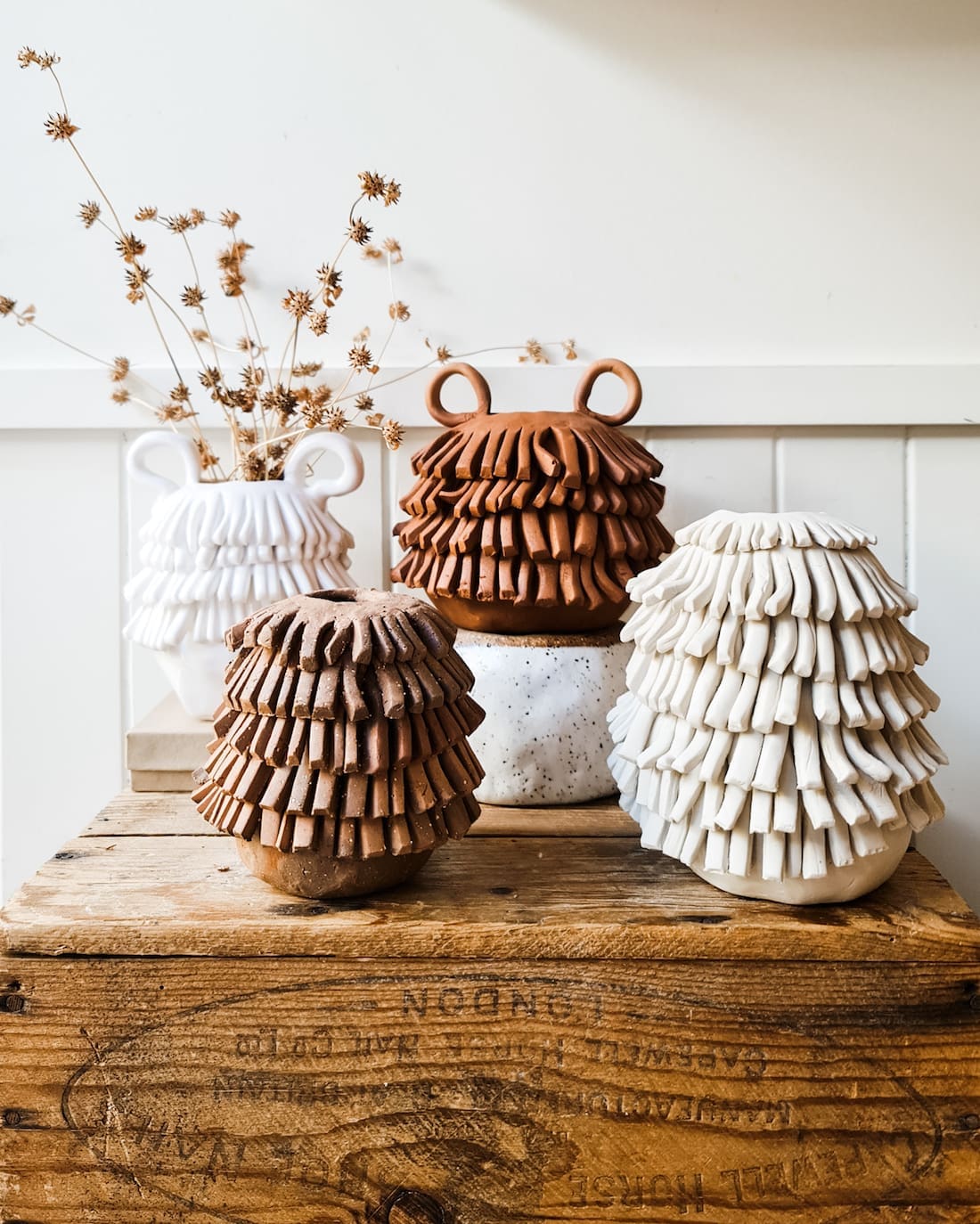 The Seasonal Ceramicist_shaggy vases