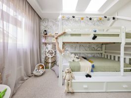 Kids bedroom with bunkbeds