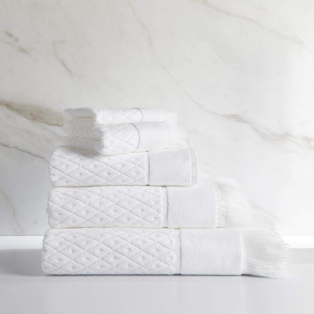 Home Beautiful textured white towels
