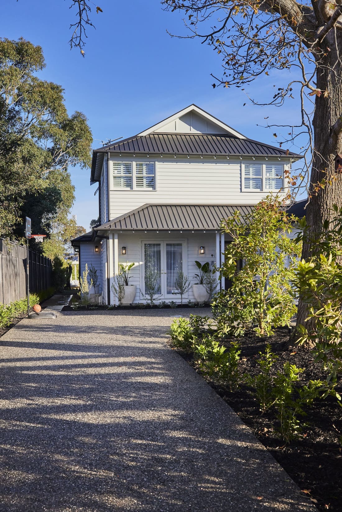 Two-storey Hamptons style home