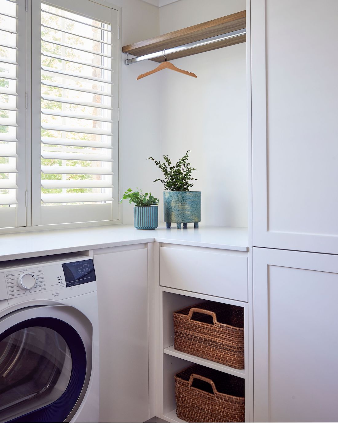 Laundry with ample storage space