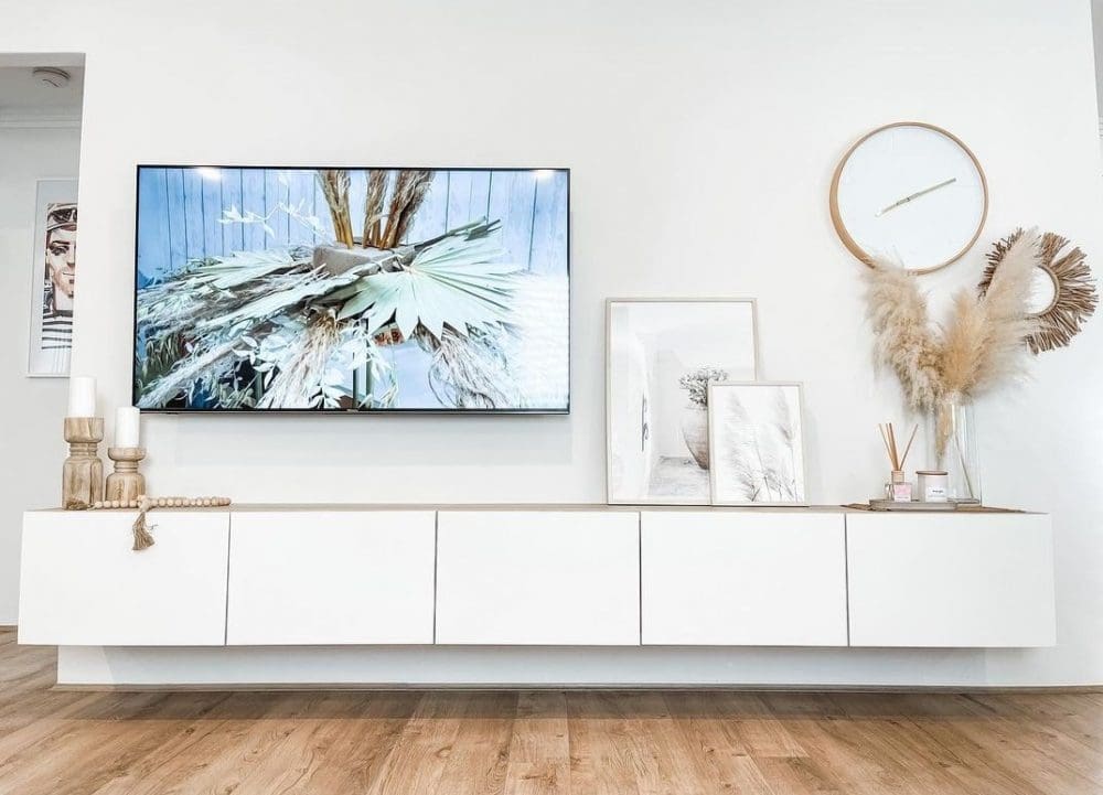 BESTA TV unit wall mounted by Tess