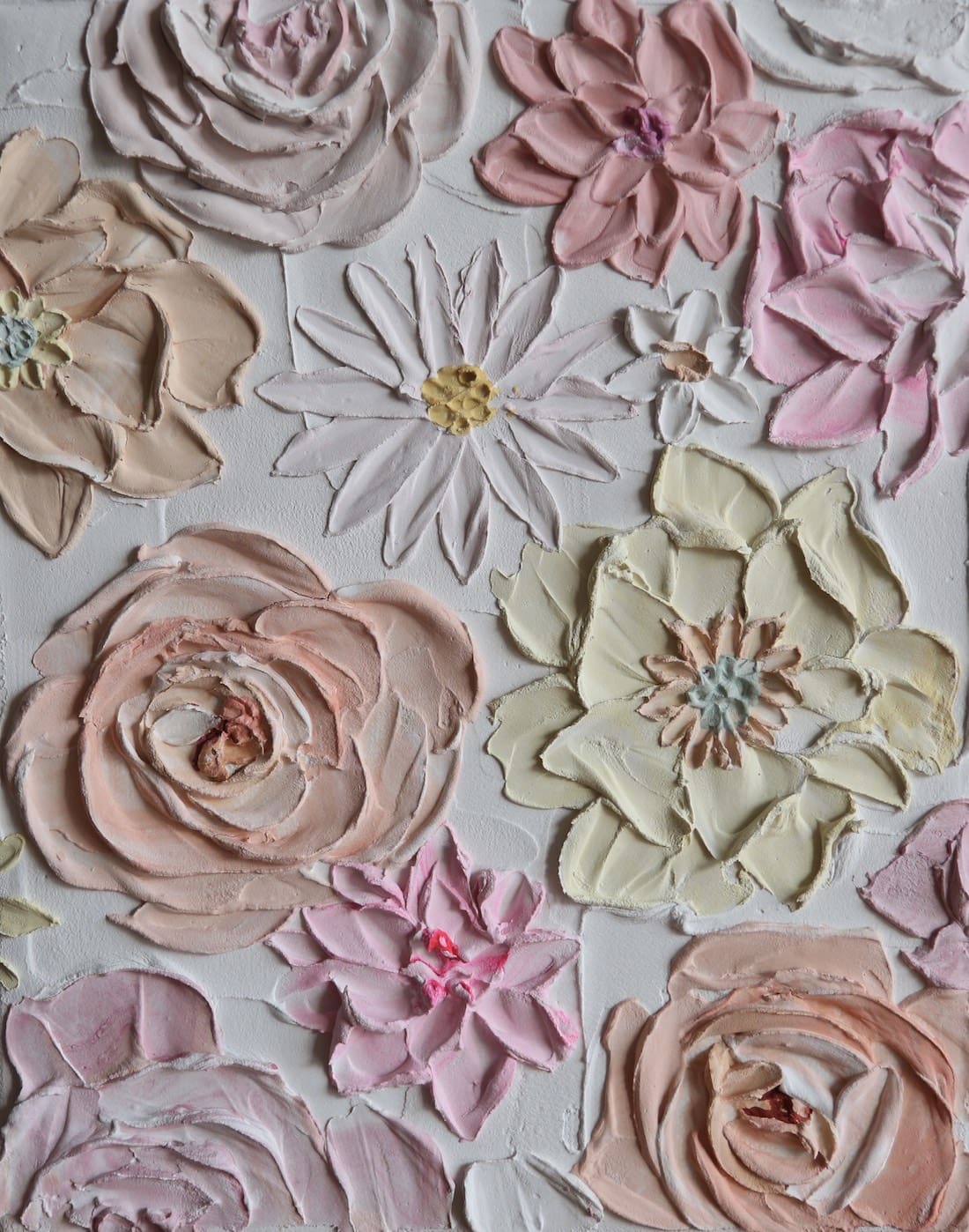 Raised floral textural detail from Kelsie Rose Creative