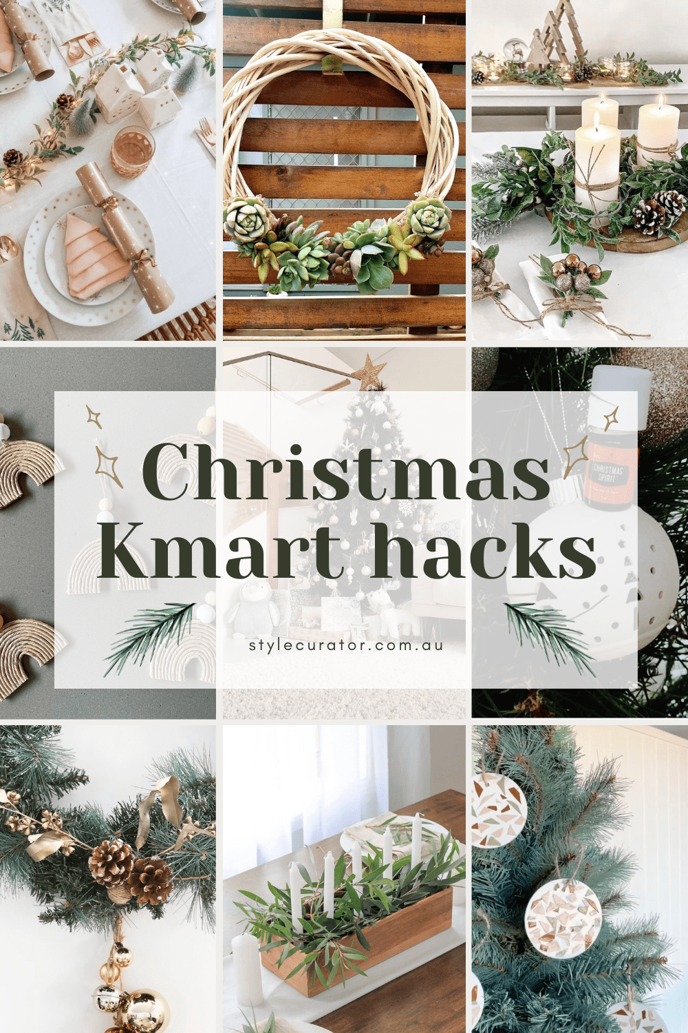 Budget Kmart decorations finds and how I styled them. Kmart have