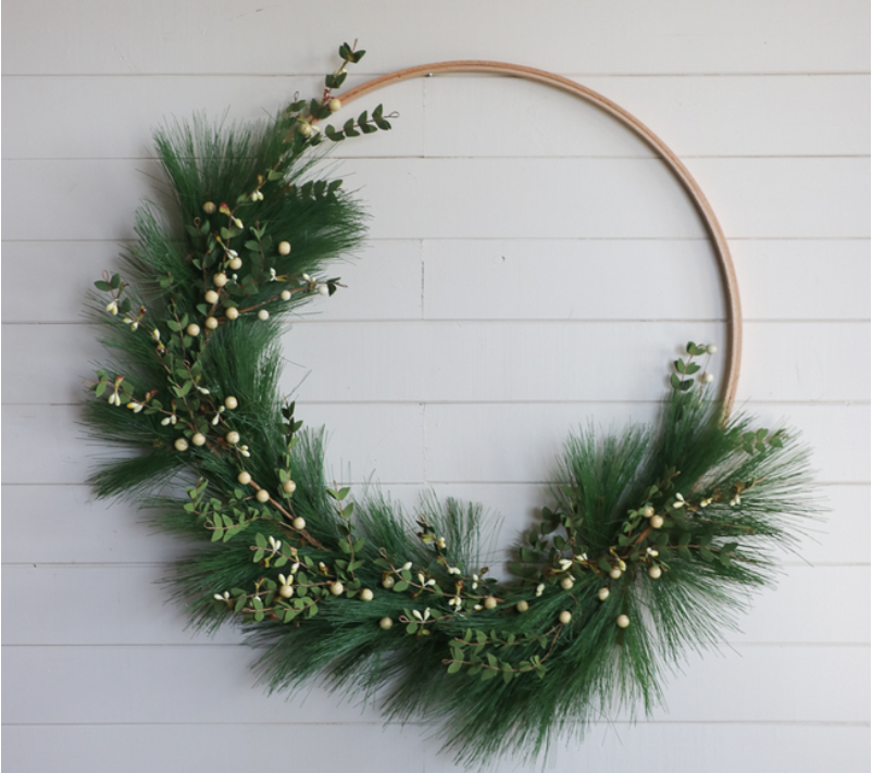 DIY Christmas wreaths _Minimalist