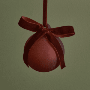 Velvet baubles