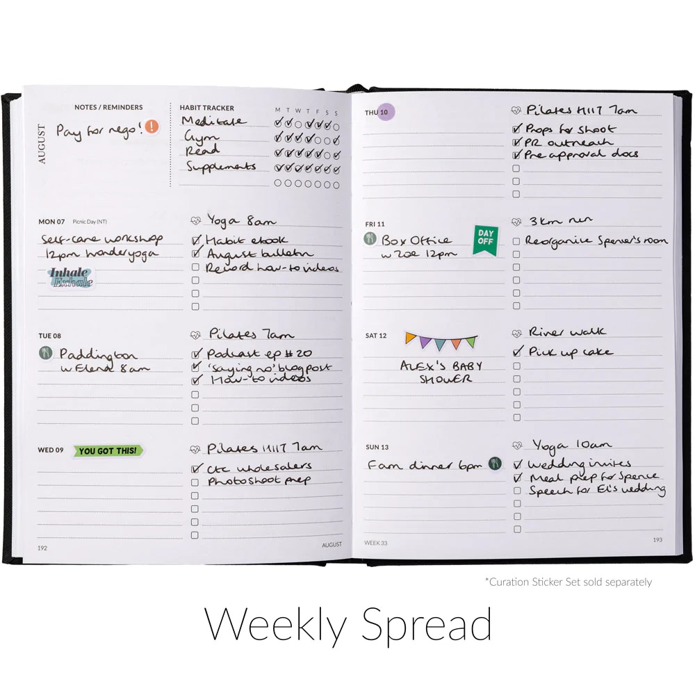 weekly planner Saint Belford stylish diaries