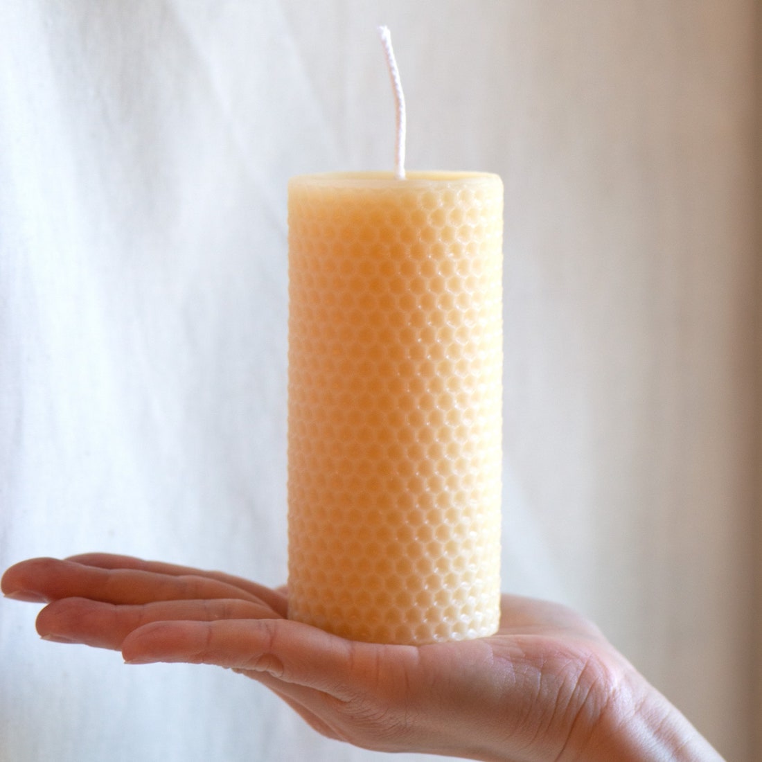 Honeycomb candle