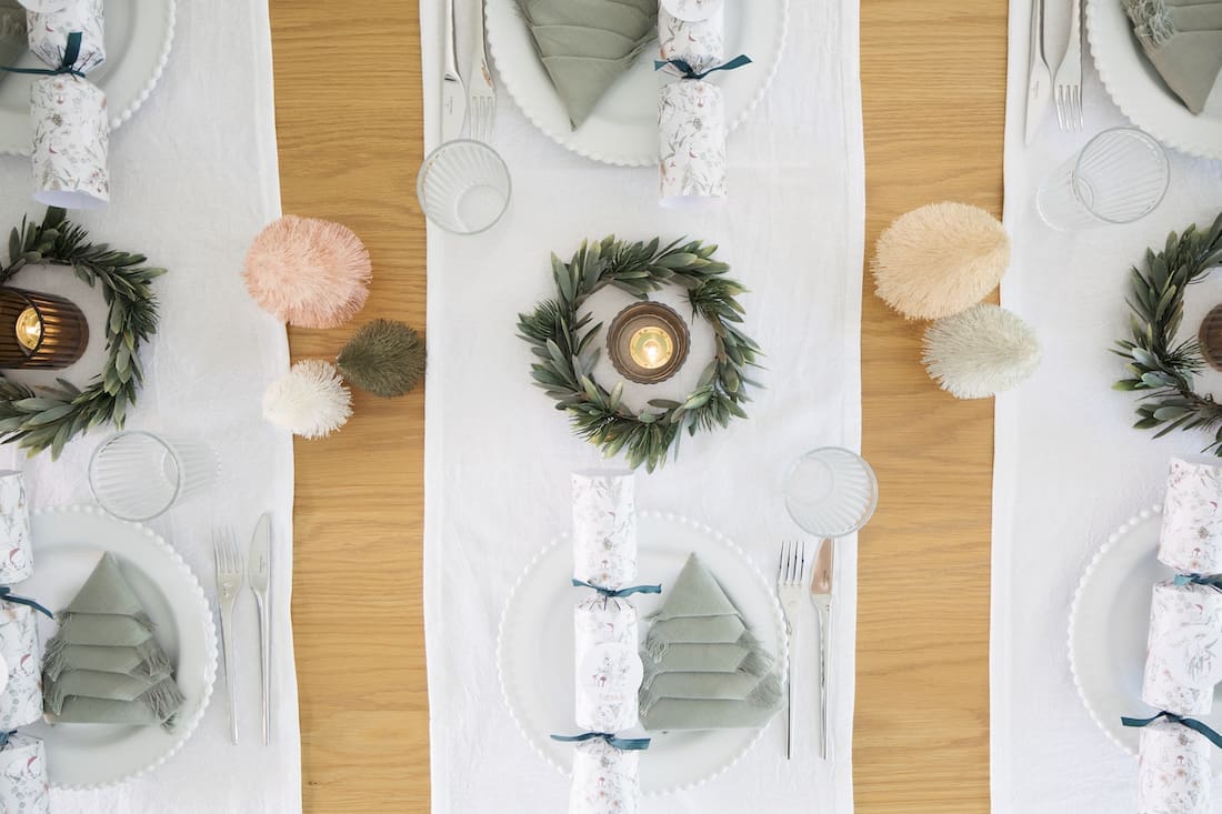 Christmas tablescape