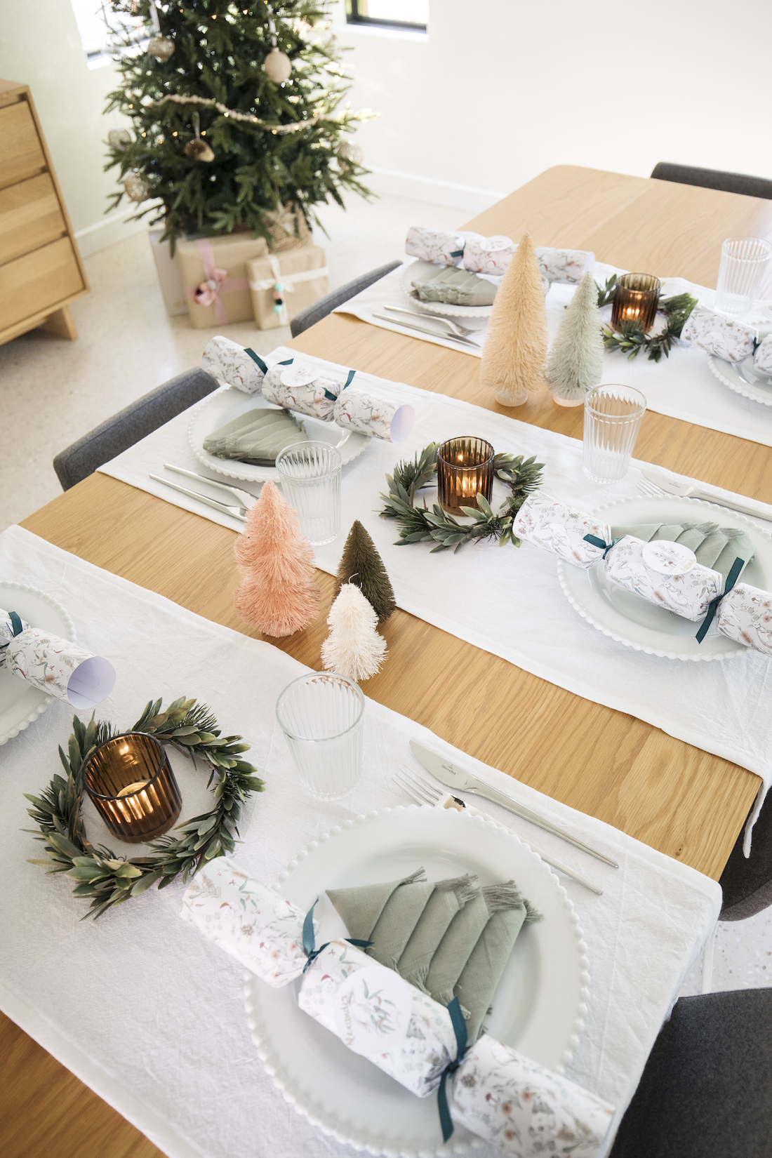 Festive Christmas table