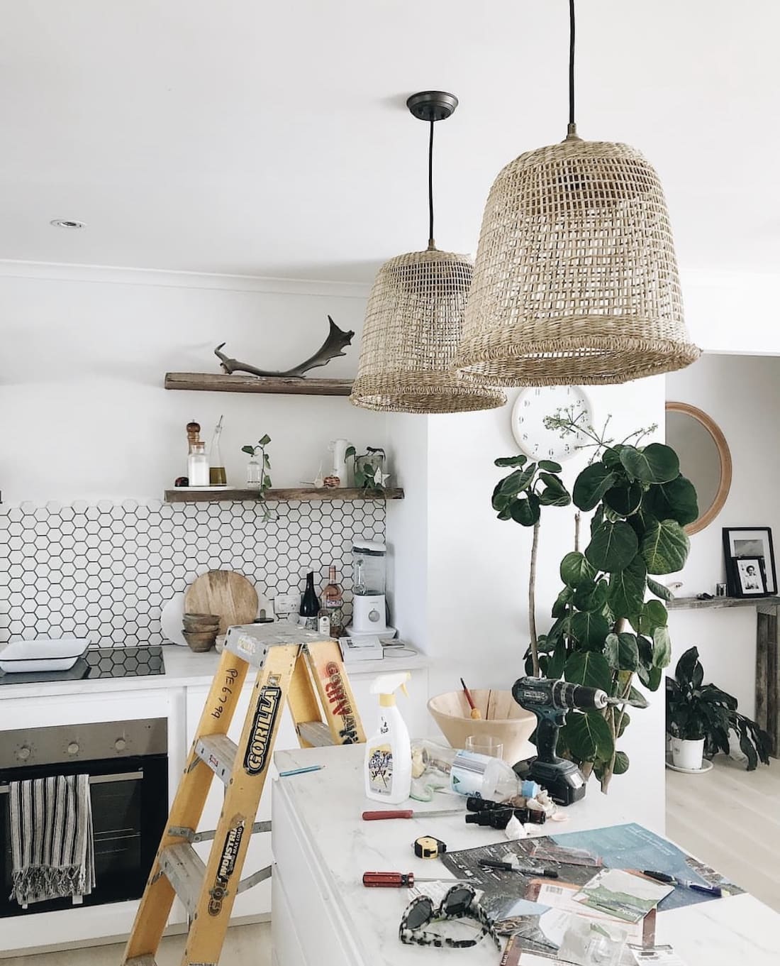 Kmart hack pendant light