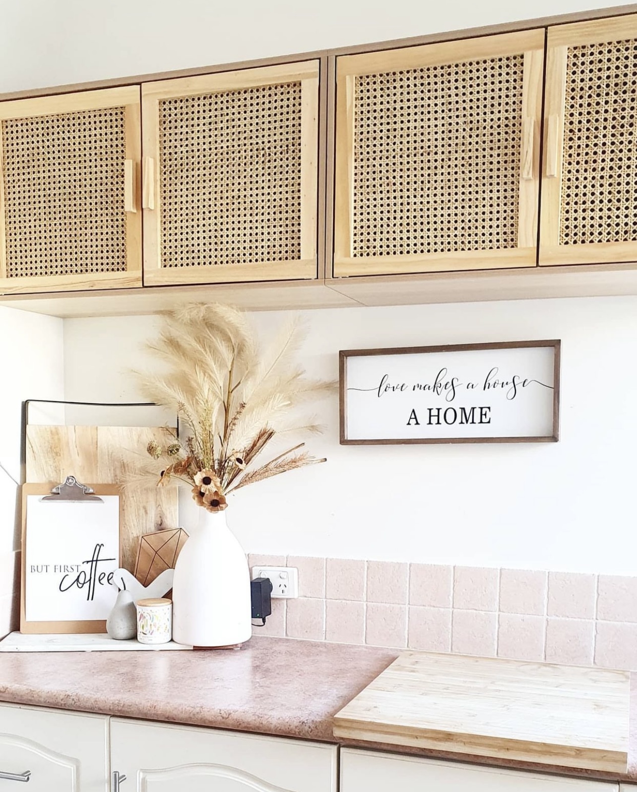 Kmart sideboard as kitchen cabinets