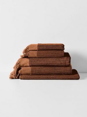 Bronze rib towel set