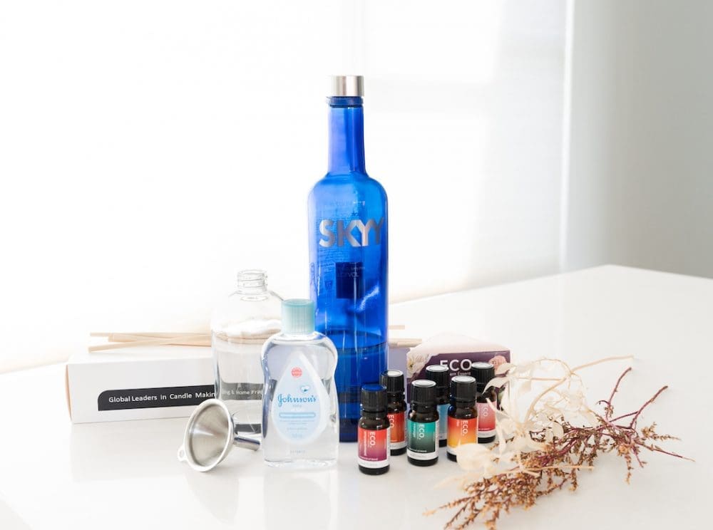 Items you will need to make homemade diffusers