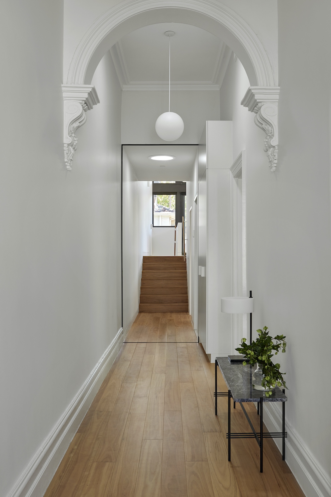 hallway arches _ sustainable heritage-listed home renovation