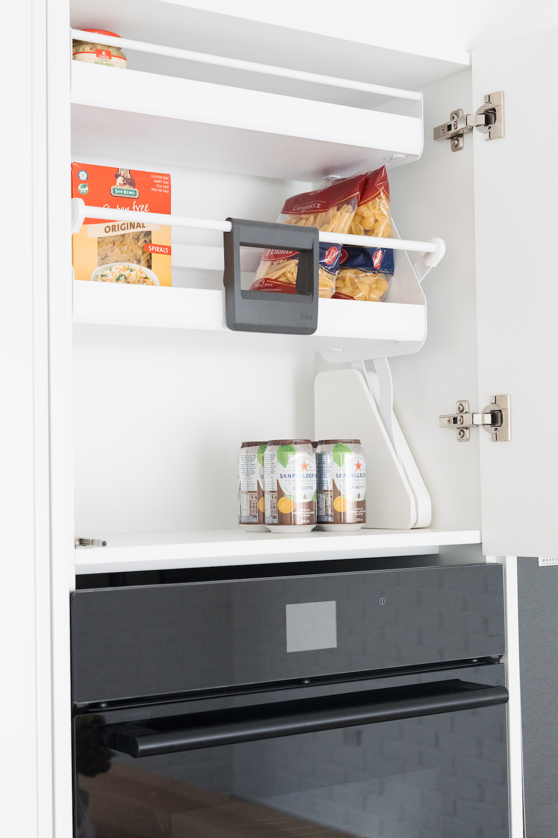 iMove shelf in cupboard
