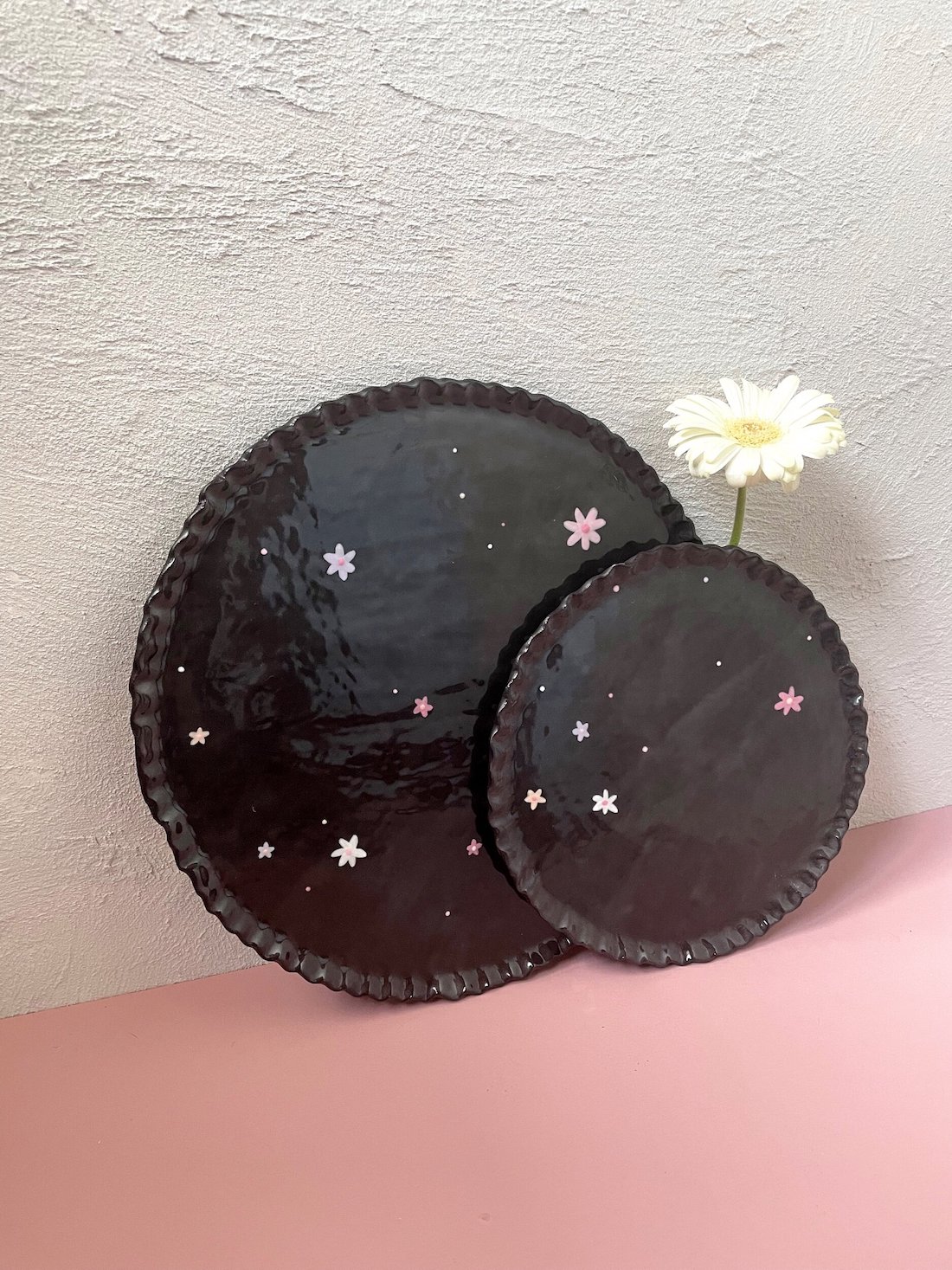 Night garden plate by Paxxy and Flora