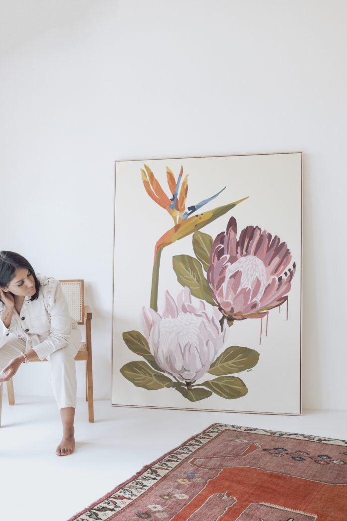 Pastel colour pops from artist Adele Naidoo | Style Curator